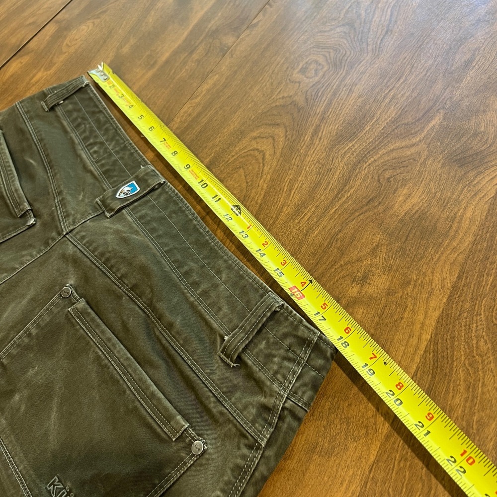 Kuhl Rydr Outdoor Pants Vintage Patina Dye Green Brown Men's Hiking Work 36 x 30 - Picture 10 of 15
